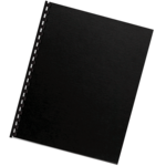 Futura™ Presentation Covers  - Letter, Black, 25 pack__COMB Futura Black Ltr LF.png